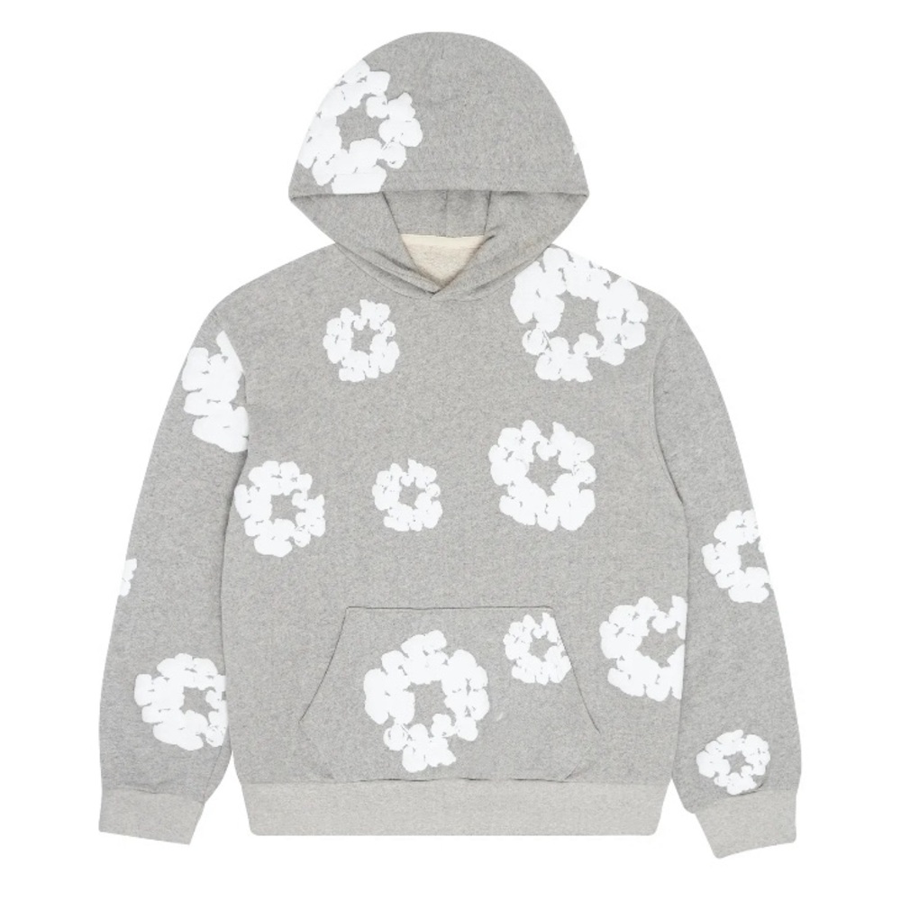 denim tears hoodie grey xxl